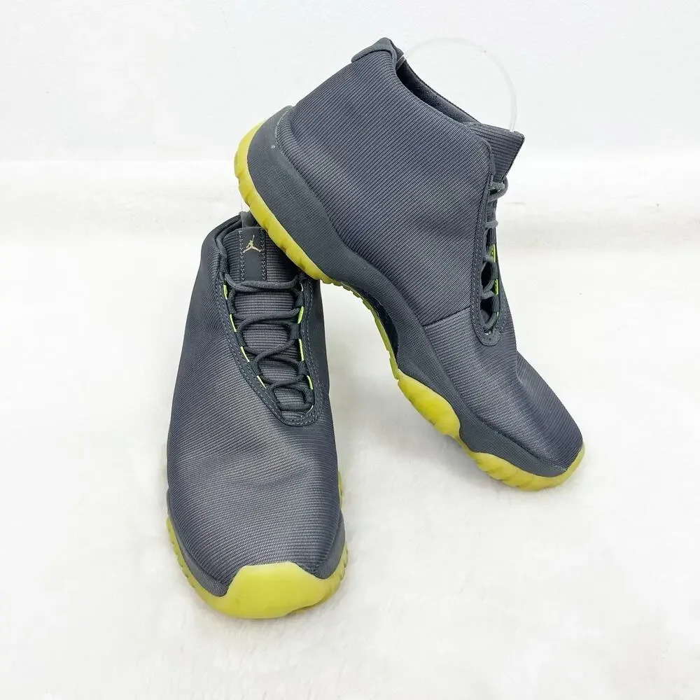 Nike Air Jordan Future Sneakers Shoes Dark Grey Volt 656503-025 Mens Size 10.5